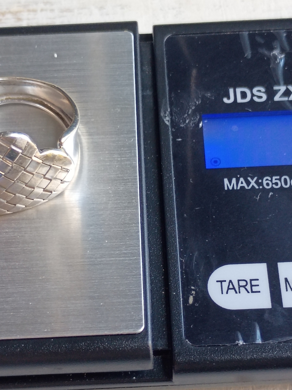 Solid 14k Wht Gold Milor Ring - Picture 9 of 10